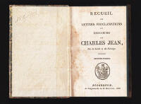 Recueil de Lettres, proclamations et Discours de Charles Jean, prince royal et ensuite Roi de Suede et de Norv&egrave;ge. Seconde partie (del II av II)