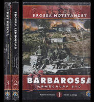 Barbarossa Del 1-3 (komplett). Krossa motst&aring;ndet. Arm&eacute;grupp Syd + Er&ouml;vra Leningrad. Arm&eacute;grupp nord + Mot Moskva. Arm&eacute;grupp Mitt
