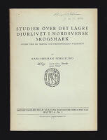 Studier &ouml;ver det l&auml;gre djurlivet i nordsvensk skogsmark