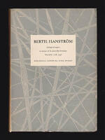 Bertil Hanstr&ouml;m. Zoological papers in honour of his sixty-fifth birthday November 20th, 1956