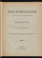 Index Desmidiacearum Citationibus Locupletissimus Atque Bibliographia + Supplementum