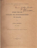 Studien &uuml;ber die Vegetation der Hochgebirgsgegenden von Dalarne. Mit 8 Tafeln