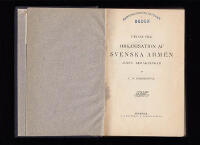 Utkast till organisation af svenska arm&eacute;n j&auml;mte ber&auml;kningar + Den svenska folkh&auml;ren av Keith