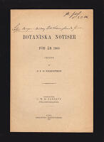 Bidrag till H&auml;lsinglands flora