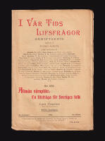 Allm&auml;n v&auml;rnplikt. En lifsfr&aring;ga f&ouml;r Sveriges folk