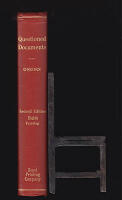 Questioned Documents. Introduction by Professor John Henry Wigmore. With citations of discussions of the facts and the law of questioned documents from many sources