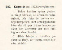 Den gamla kortst&ouml;ten eller om fin och farlig bajonettf&auml;ktning