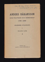 Anders H&aring;kansson som politiker och &auml;mbetsman 1789-1800