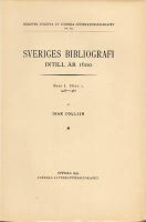 Sveriges bibliografi intill &aring;r 1600. I-III (komplett)