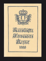 Karolinska F&ouml;rbundets &Aring;rsbok 1988