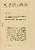 Klimathistoriska aspekter p&aring; s&auml;lf&aring;ngsten i &Ouml;sterbotten 1551-1610
