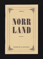 Hagelin & Gidlund. Katalog 12. Norrland. [=omslagstitel]