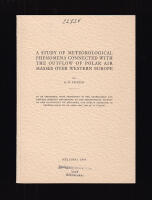 A Study of Meteorological Phenomena Connected with the Outflow of Polar Air Masses Over Western Europe