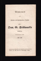Minnesord wid Prosten och Kyrkoherden i Delsbo herr Dan G. Stillmarks graf, den 20 Junii 1841