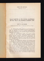Lavar hemf&ouml;rda av den svenska expeditionen till Jan Mayen och nord&ouml;stra Gr&ouml;nland 1899