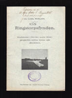 Ringstorpsfynden. Grafskicket i Norden under &ouml;fverg&aring;ngstiden mellan brons- och j&auml;rn&aring;ldern