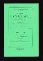 Register till Tidskriften Svenska Landsm&aring;l 1939-1952
