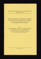 Characterization of some hot springs in Iceland and temperature studies on methanogenic bacteria