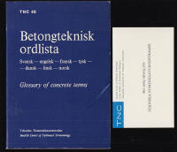 Betongteknisk ordlista. Svensk, engelsk, fransk, tysk, dansk, finsk, norsk