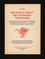 Der soziale Gehalt der Marxschen Werttheorie. Neu aufgenommen wurden Rezensionen von Rudolf Hilferding, Gr&uuml;nbergs Archiv 1919, und J. Rubin, Marx-Engels Archiv 1928