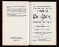 Indelning i &ouml;rt-riket efter Systema naturae