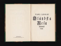 Carl von Linn&eacute;s &Ouml;l&auml;ndska resa f&ouml;rr&auml;ttad 1741