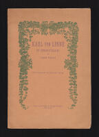 Karl von Linn&eacute;. En lefnadsteckning. Med 2 planscher och 36 bilder i texten