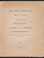 Carl v. Linn&eacute;s vistande i Lund och bref till E. G. Lidbeck