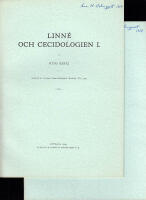 Linn&eacute; och cecidologien. I-II. (Supplementet som utkom 1936 saknas)