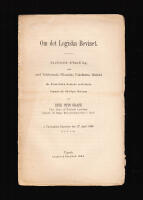 Om det logiska beviset. - Akademisk Afhandling som med Vidtber&ouml;mda Filosofiska Fakultetens tillst&aring;nd f&ouml;r Filosofiska Gradens erh&aring;llande ... af Erik Otto Grape. Filos. Kand. af Norrlands Landskap Adjunkt vid H&ouml;gre Elementar-L&auml;roverket i Ume&aring; &aring; THeologiska L&auml;rosalen den 27 April 1864 &aring; v. t. e. m.