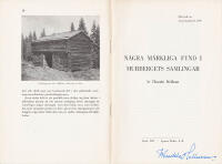 N&aring;gra m&auml;rkliga fynd i Murbergets samlingar