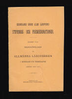 Hern&ouml;sands h&ouml;gre allm. l&auml;roverks stipendie-och premiedonationer. Bihang till redog&ouml;relse f&ouml;r Allm&auml;nna l&auml;roverken i Hern&ouml;sand och &Ouml;rnsk&ouml;ldsvik l&auml;s&aring;ret 1896-1897