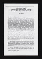 The Changing Origins of Britain's Sawn Timber Imports, 1700-1990: Economic rationality or Political Strategy