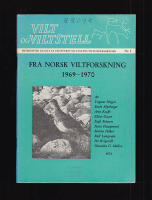 Fra norsk viltforskning 1969-1970