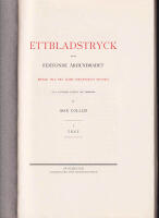 Ettbladstryck fr&aring;n femtonde &aring;rhundradet. Bidrag till det &auml;ldre boktryckets historia. I. Text