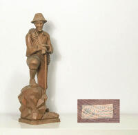 Handsnidad tr&auml;skulptur / Handgeschnitzt Holzskulptur