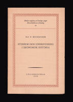 Studium och undervisning i ekonomisk historia