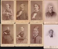 'Finn' Lars Larsson (1858-1932) (Sk&ouml;nvik?) + Ofvanmyra + R&auml;ttvik + Stockholm humleg&aring;rdsgatan 21 (hovfotograf)