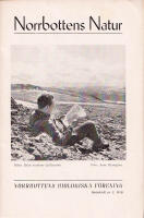 Norrbottens Natur. (Om f&aring;gelfaunan i Norrbottens l&auml;n)