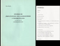Studier om j&auml;rnutvinning och allmogesmide i V&auml;sterg&ouml;tland med s&auml;rskild h&auml;nsyn till Sjuh&auml;radsbygden