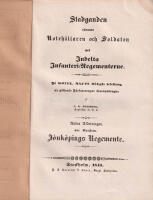 Stadganden r&ouml;rande roteh&aring;llaren och soldaten wid indelta infanteri-regementerne. J&ouml;nk&ouml;pings Regemente