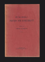 Ett par sp&ouml;rsm&aring;l i process- och konkursr&auml;tt belysta