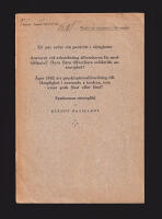 Ett par rader om pantr&auml;tt i r&auml;ttigheteransvar vid arbetsbeting tillverkaren f&ouml;r medhj&auml;lpare? Hava flera tillverkare solidarisk ansvarighet? &Auml;ger 1862 &aring;rs preskriptionsf&ouml;rordning till&auml;mplighet i avseende &aring; fordran, som avser gods (fast eller l&ouml;st)? Syslomans r&auml;nteplikt