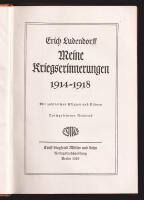 Meine Kriegserinnerungen 1914-1918. Mit zahlreichen Skizzen und Pl&auml;nen