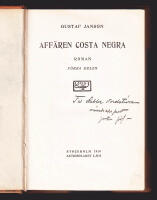 Aff&auml;ren Costa Negra. Roman. I-II (dedikation)