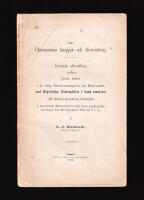 Om Characeernas knoppar och &ouml;fvervintring. Botanisk afhandling, hvilken, jemte satser i de &ouml;friga Naturvetenskaperna och Modersm&aring;let, [...] Elementarl&auml;roverkets stora samlingsrum Onsdagen den 28 september 1864 kl. 9 f. m. af L. J. Wahlstedt, Filosofie Magister