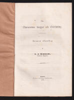 Om Characeernas knoppar och &ouml;fvervintring. Botanisk afhandling