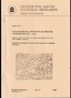 Klimathistoriska aspekter p&aring; s&auml;lf&aring;ngsten i &Ouml;sterbotten 1551-1610