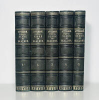 Svenska siare och skalder eller grunddragen af svenska vitterhetens h&auml;fder. Intill och med Gustaf III:s tidehvarf tecknade af P. D. A. Atterbom. I-VI:1-2 + Inledning och supplement. (ATTERBOM. SVENSKA SIARE OCH SKALDER. 1-5 = ryggtitel)