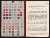 Explanation of the color chart for the Description of Sedimentary Rocks, Prepared under the Auspices of the Division of Geology and Geography, of The National Research Council. by Marcus I. Goldman and H. E. Merwin (f&auml;rgkarta &ouml;ver sediment&auml;ra bergarter)